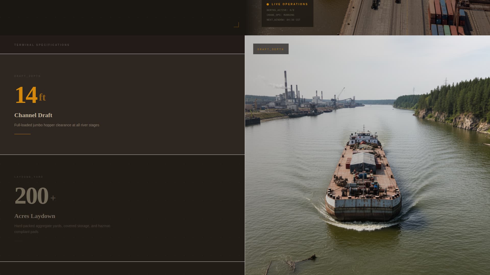 Port & Harbor Professional Website Template