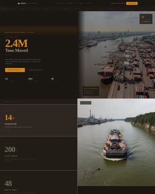 Port & Harbor Professional Website Template