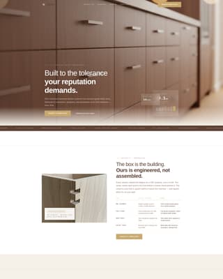 Wood & Furniture Manufacturing Professional Website Template