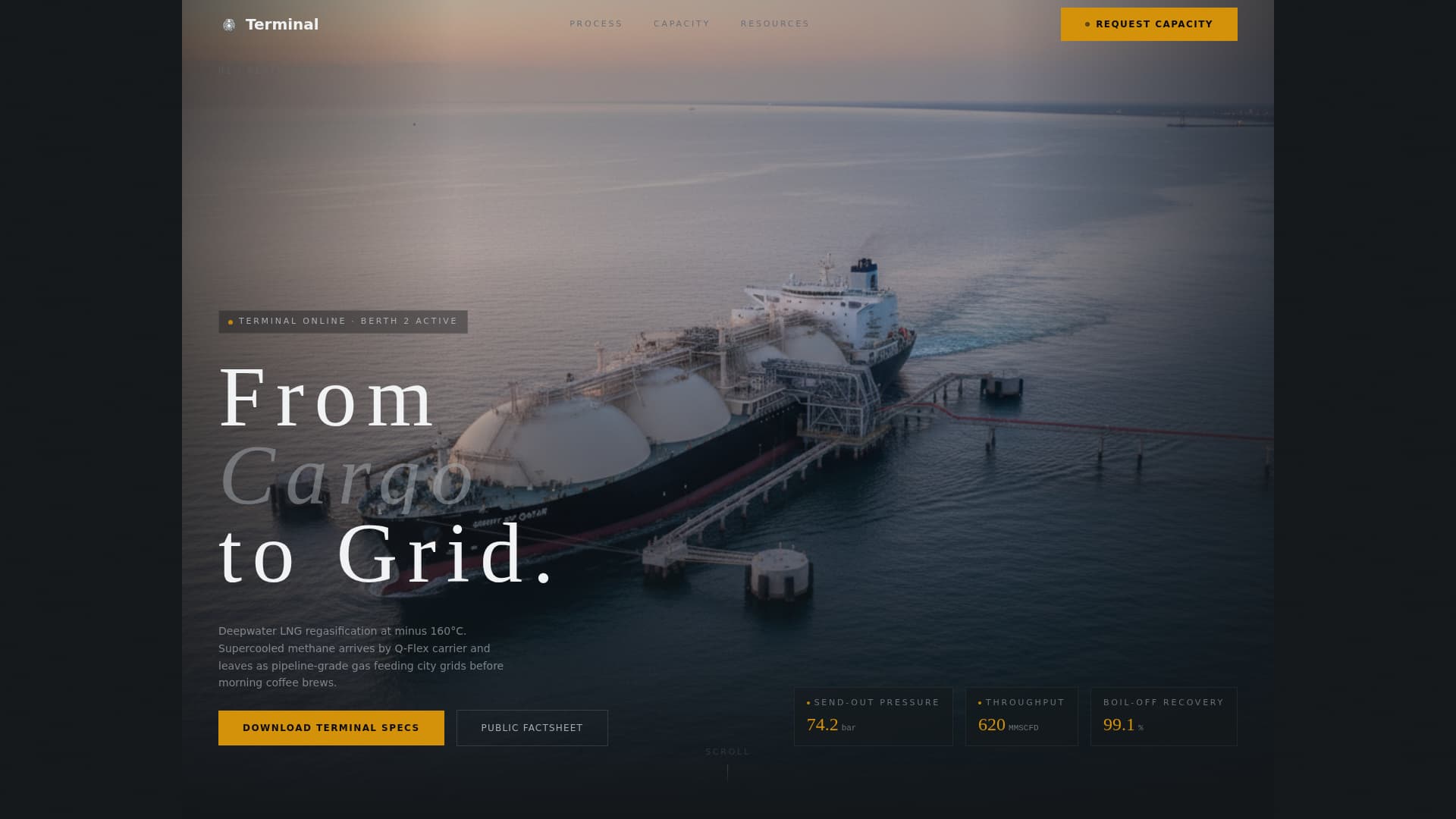 Local Port & Harbor Professional Website Template