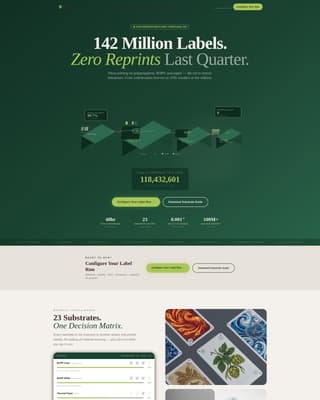 Printing & Packaging Professional Website Template