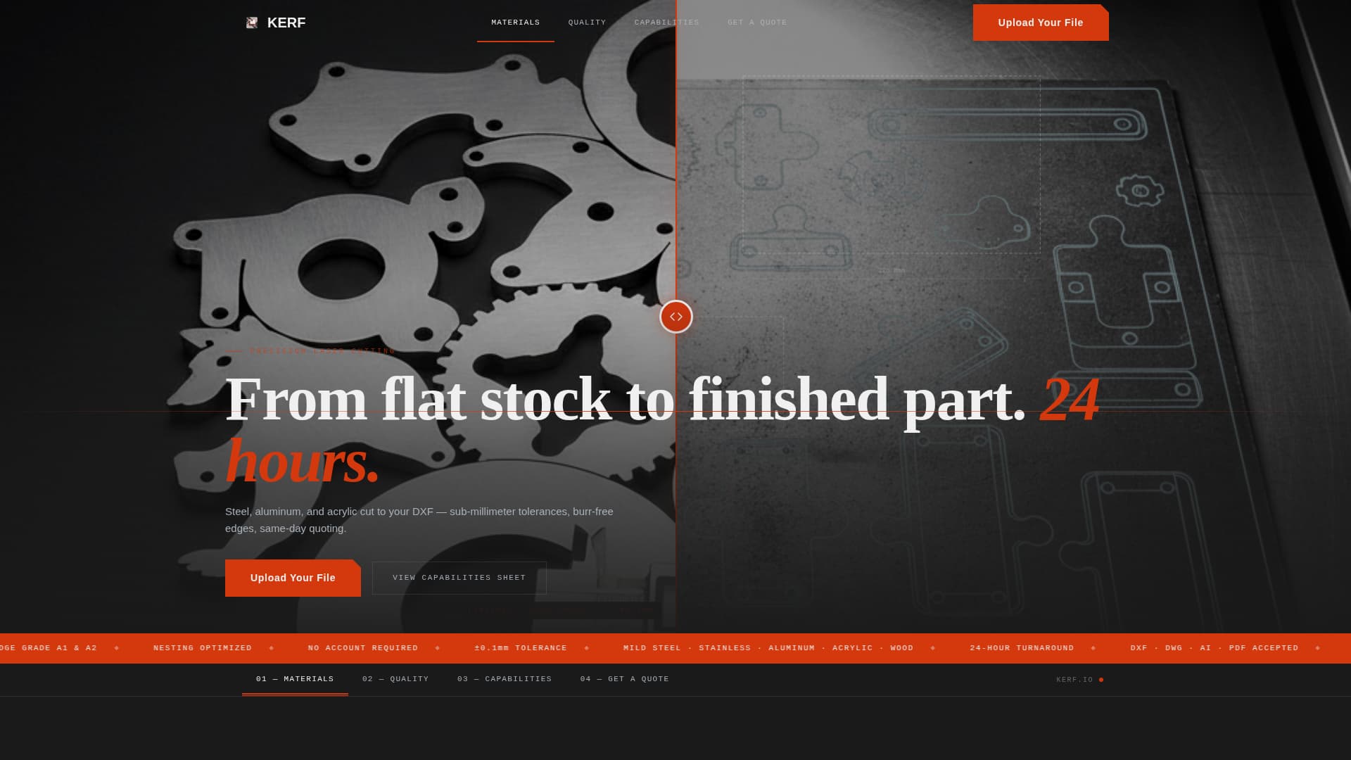 Manufacturing Processes Portfolio Website Template