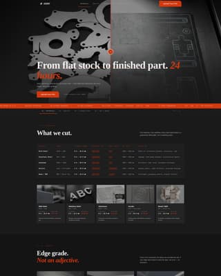 Manufacturing Processes Portfolio Website Template