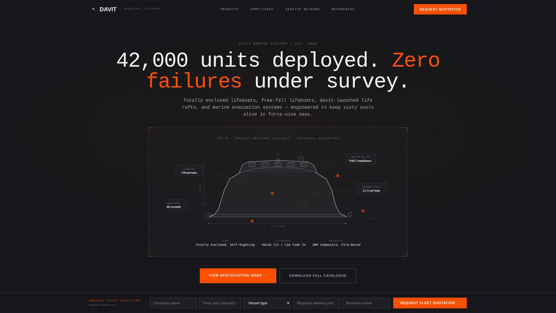 Marine Equipment & Supply Professional Website Template