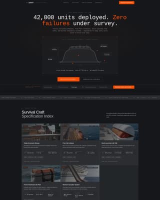 Marine Equipment & Supply Professional Website Template