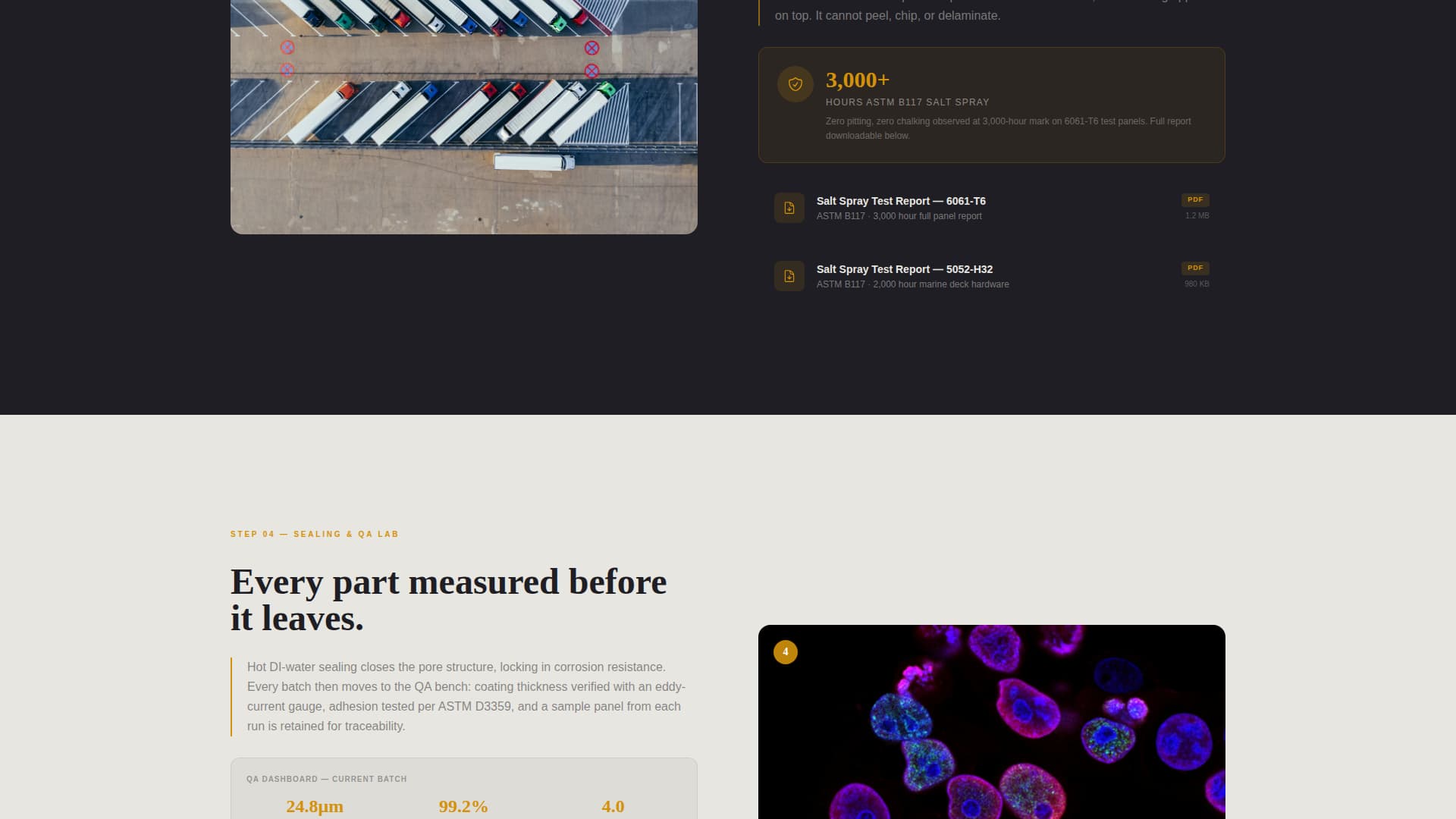 Marine Manufacturing Specialist Professional Website Template