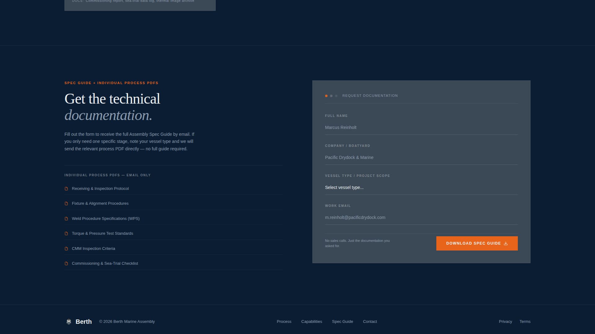 Marine Manufacturing Professional Website Template