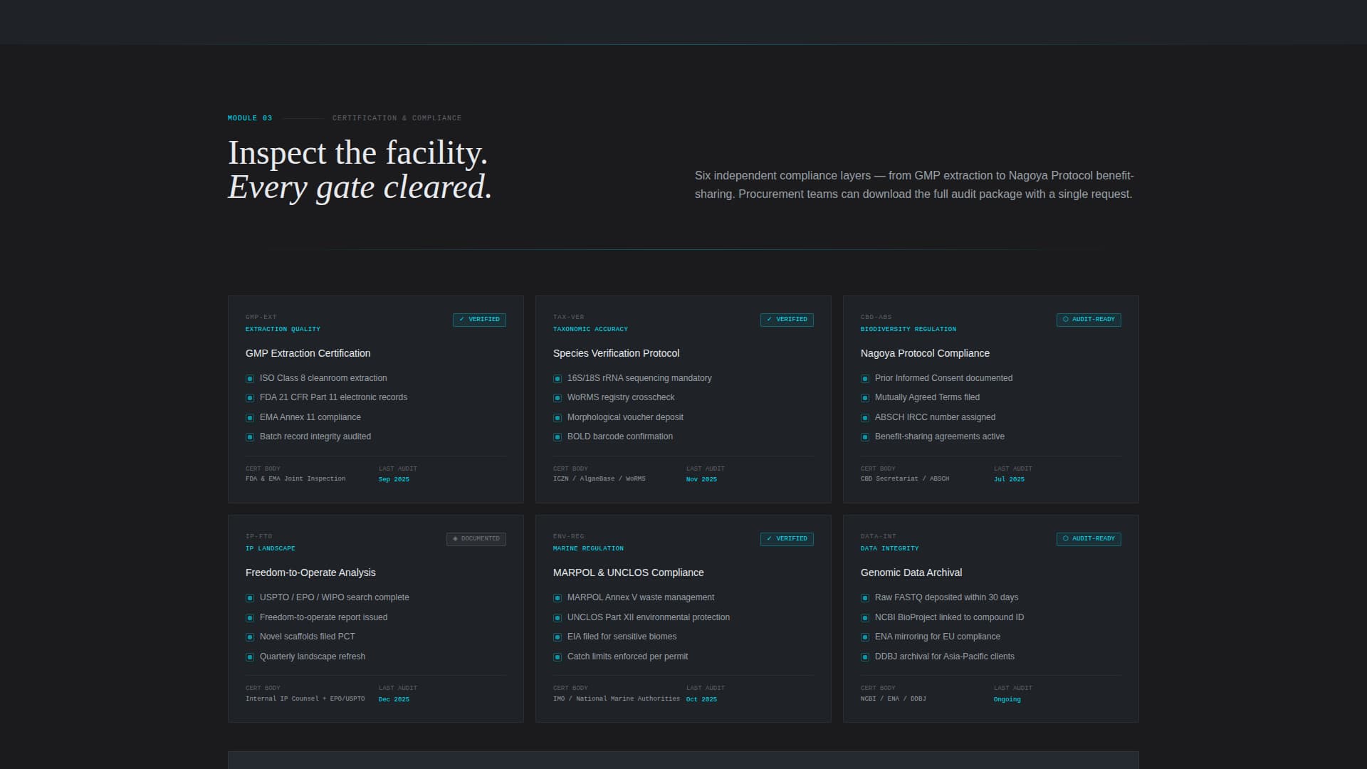 Marine Biotechnology Laboratory Website Template