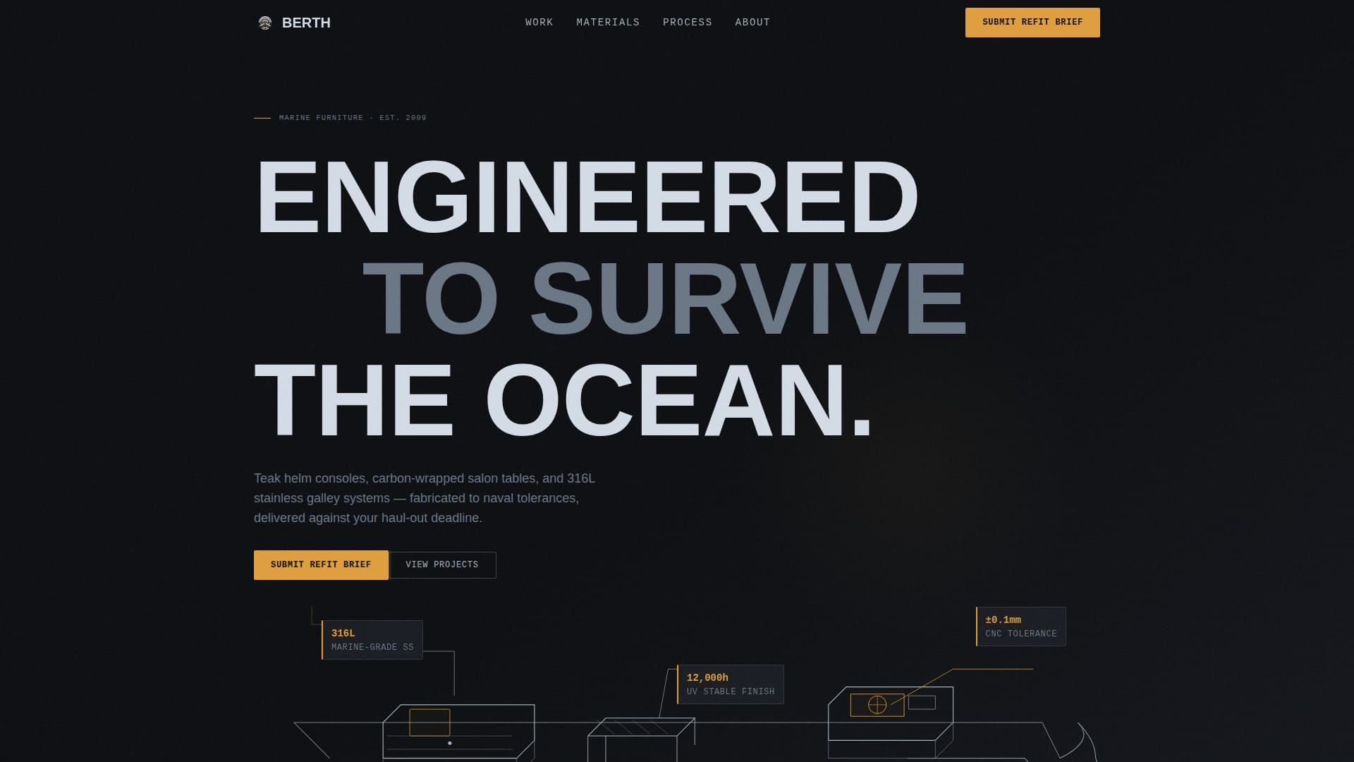 Marine Equipment & Supply Advanced Professional Website Template