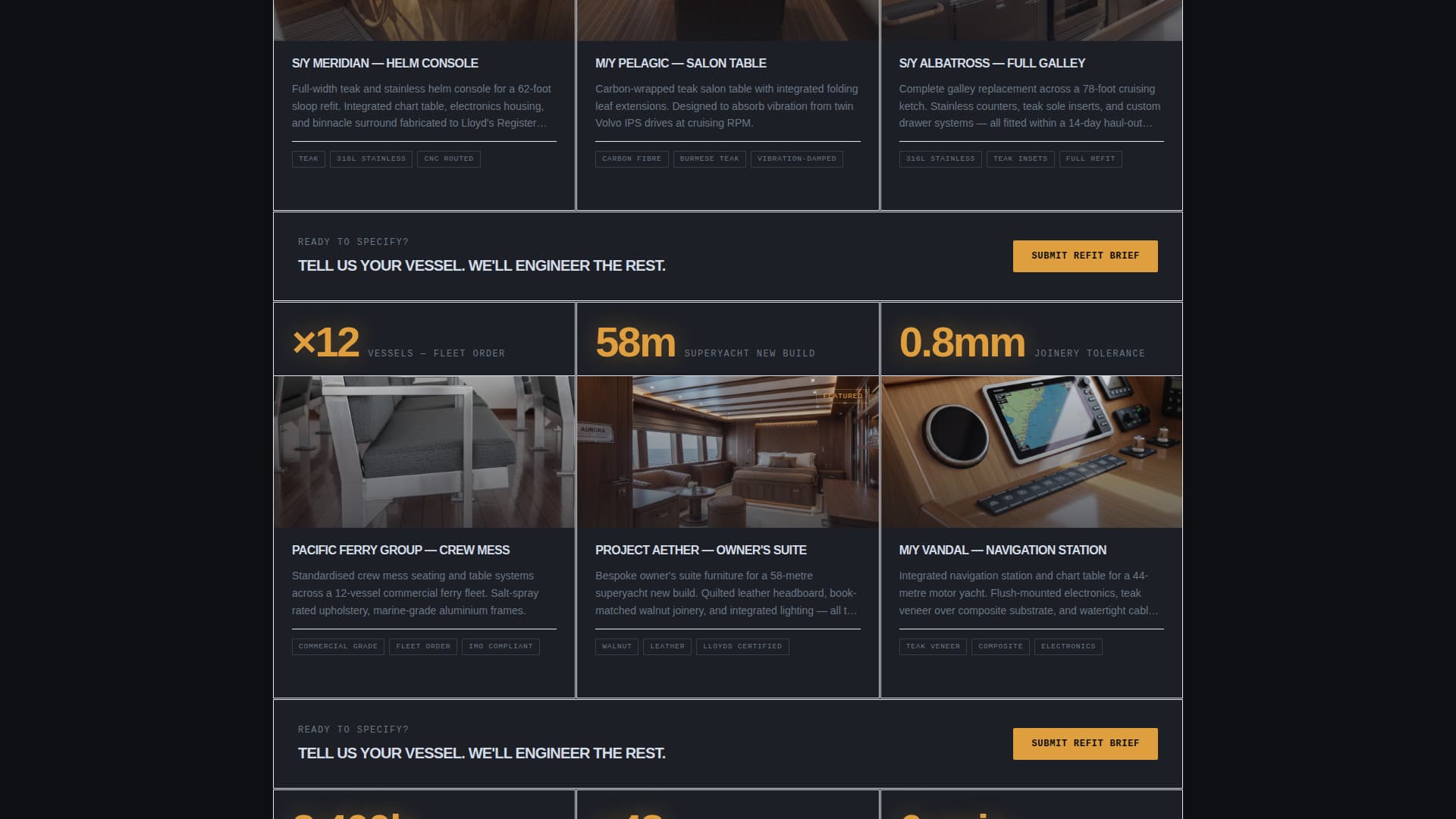 Marine Equipment & Supply Advanced Professional Website Template