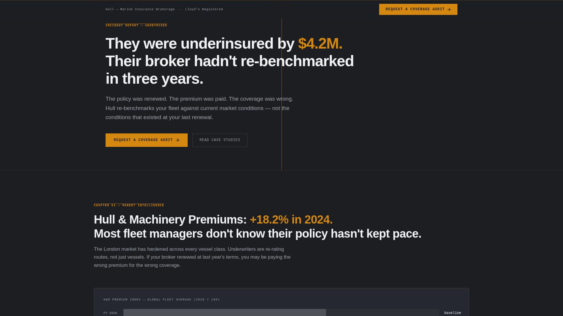 Marine Insurance Broker Website Template