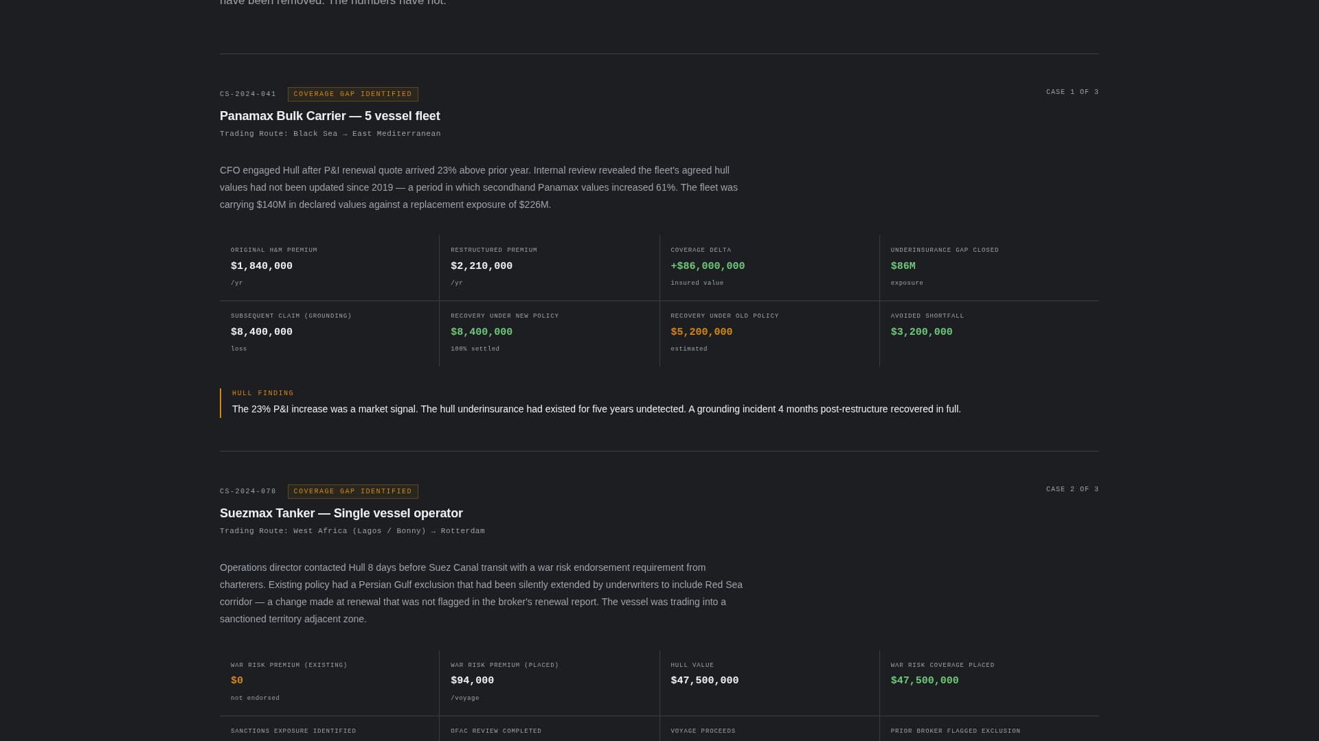 Marine Insurance Broker Website Template
