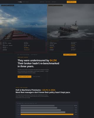 Marine Insurance Broker Website Template