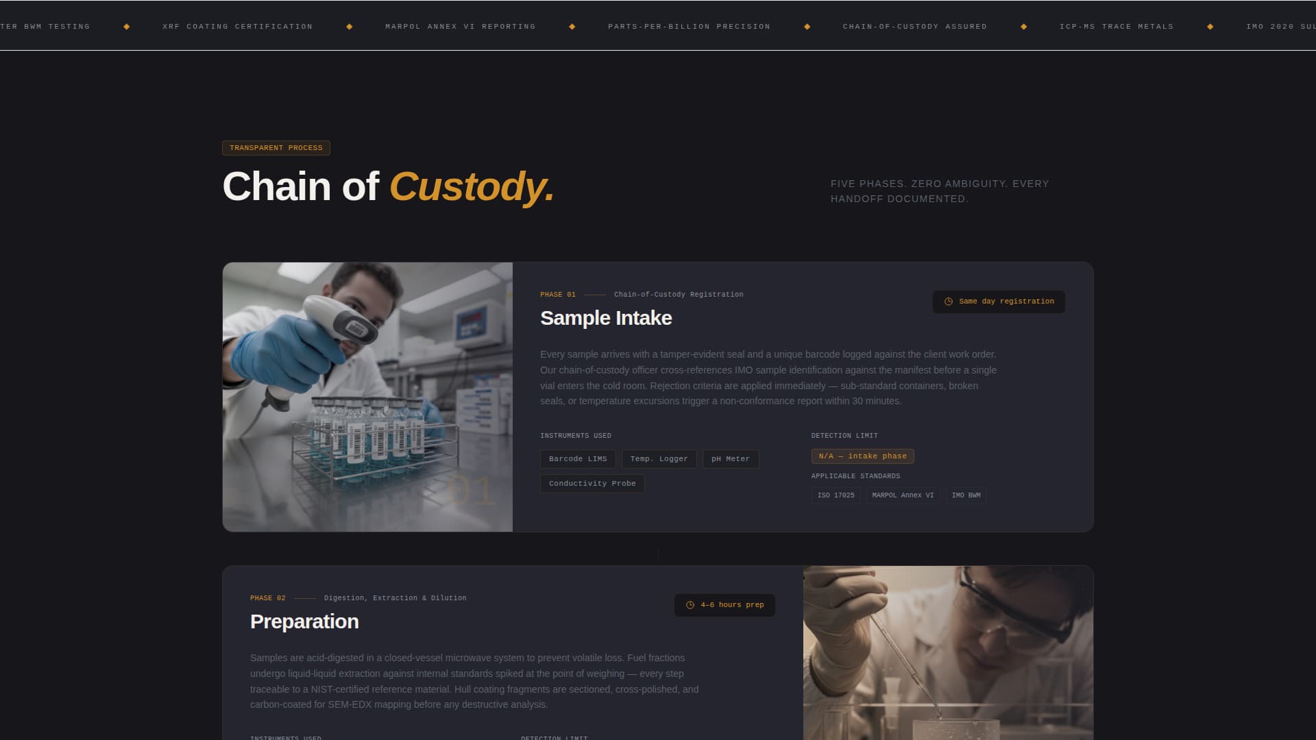 Marine Manufacturing Specialist Privacy Policy Website Template