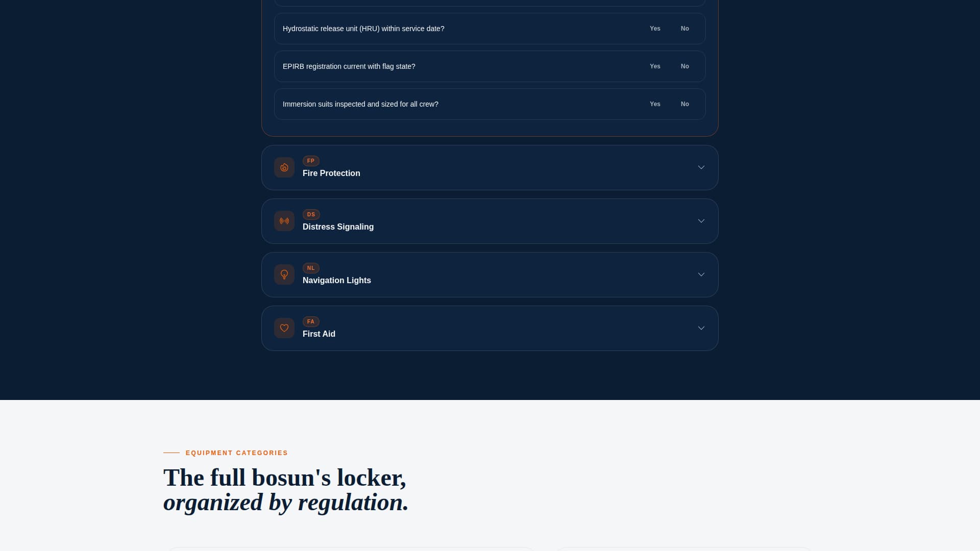 Marine Equipment & Supply Privacy Policy Website Template