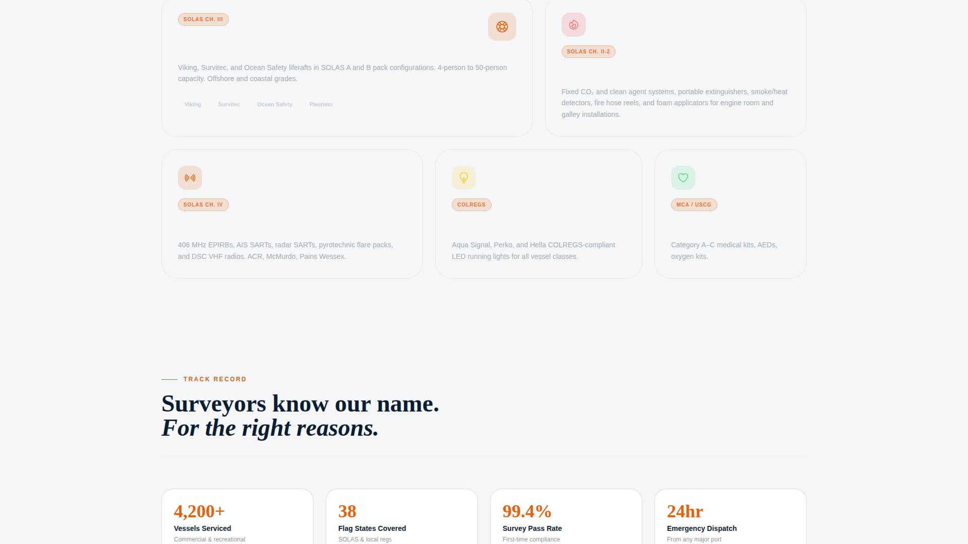 Marine Equipment & Supply Privacy Policy Website Template
