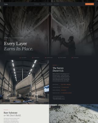 Marine Manufacturing Complete Professional Website Template
