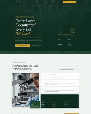 Medical Device Manufacturing Specialist Professional Website Template