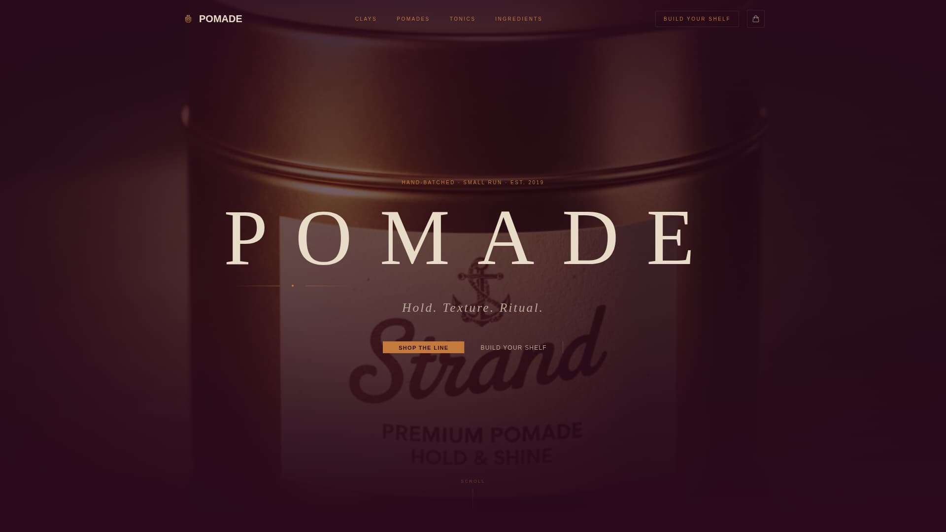 Hair Care Brand & Product Local Professional Website Template