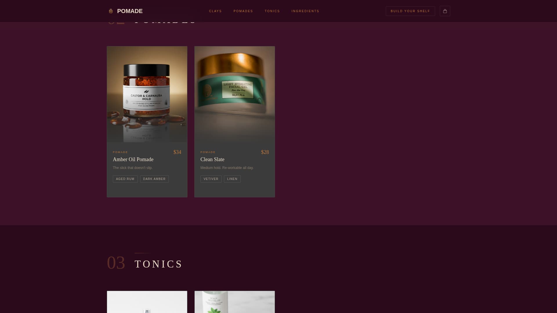 Hair Care Brand & Product Local Professional Website Template