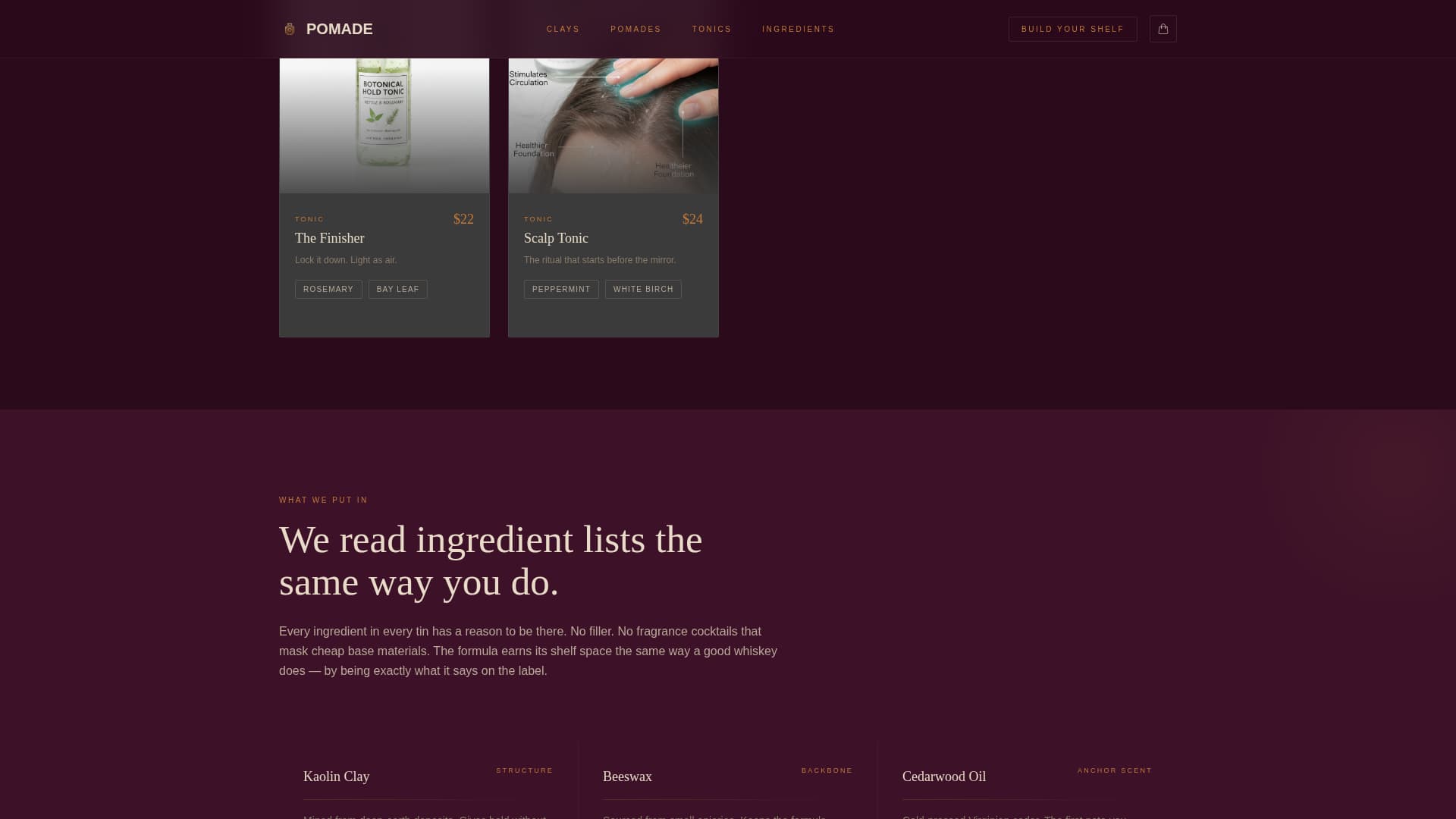 Hair Care Brand & Product Local Professional Website Template