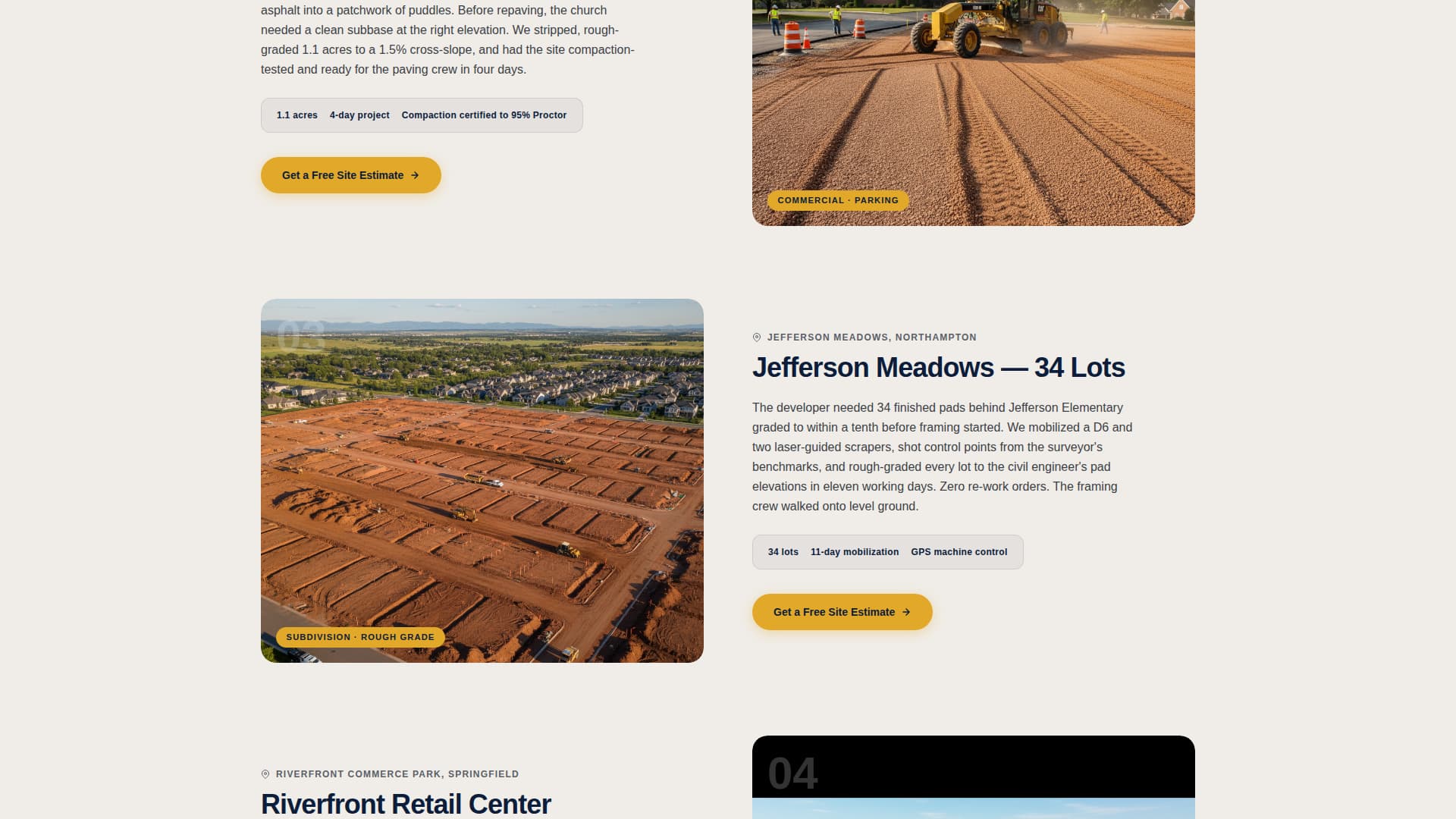 Specialist Demolition & Site Work Professional Website Template