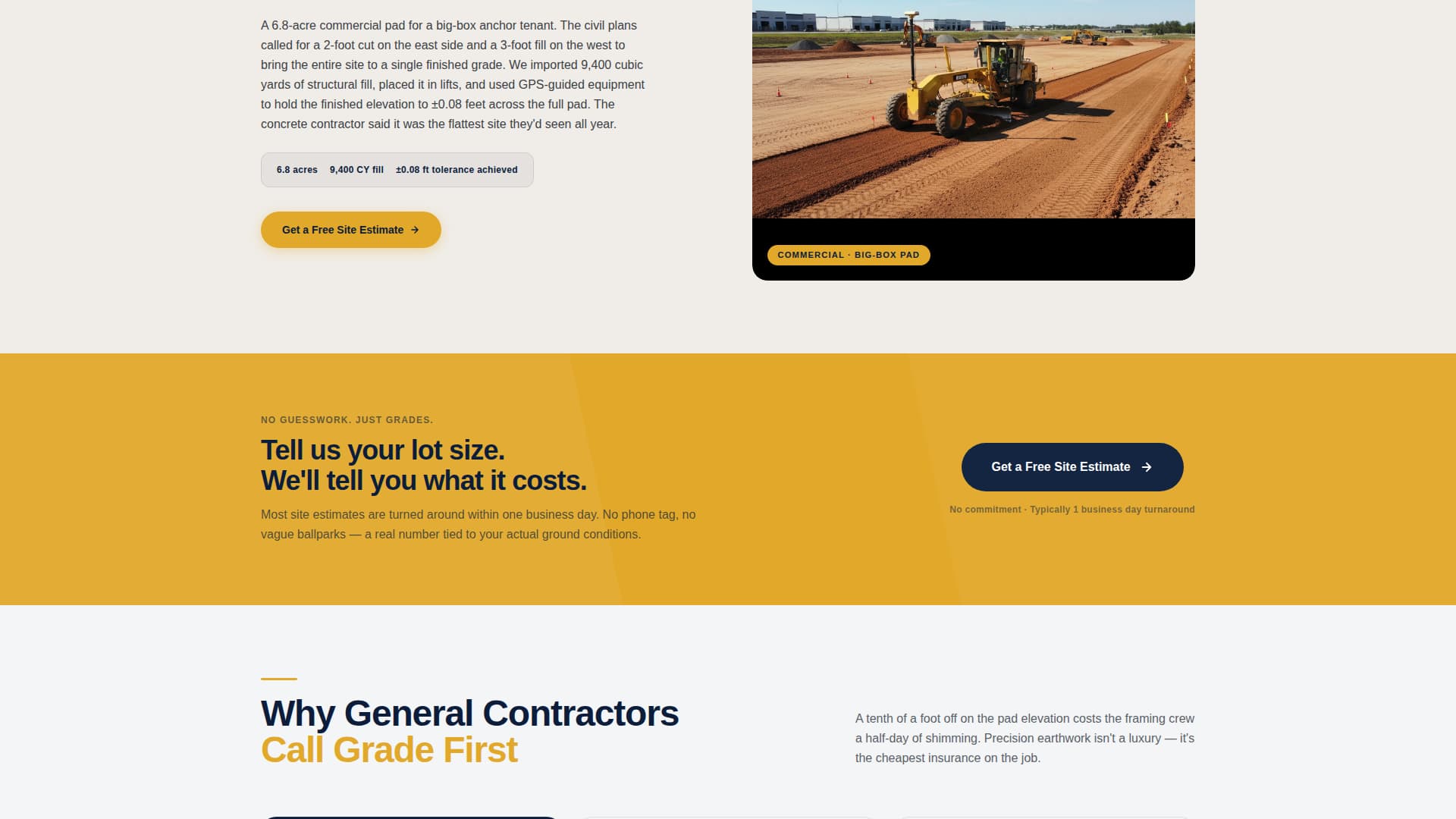 Specialist Demolition & Site Work Professional Website Template