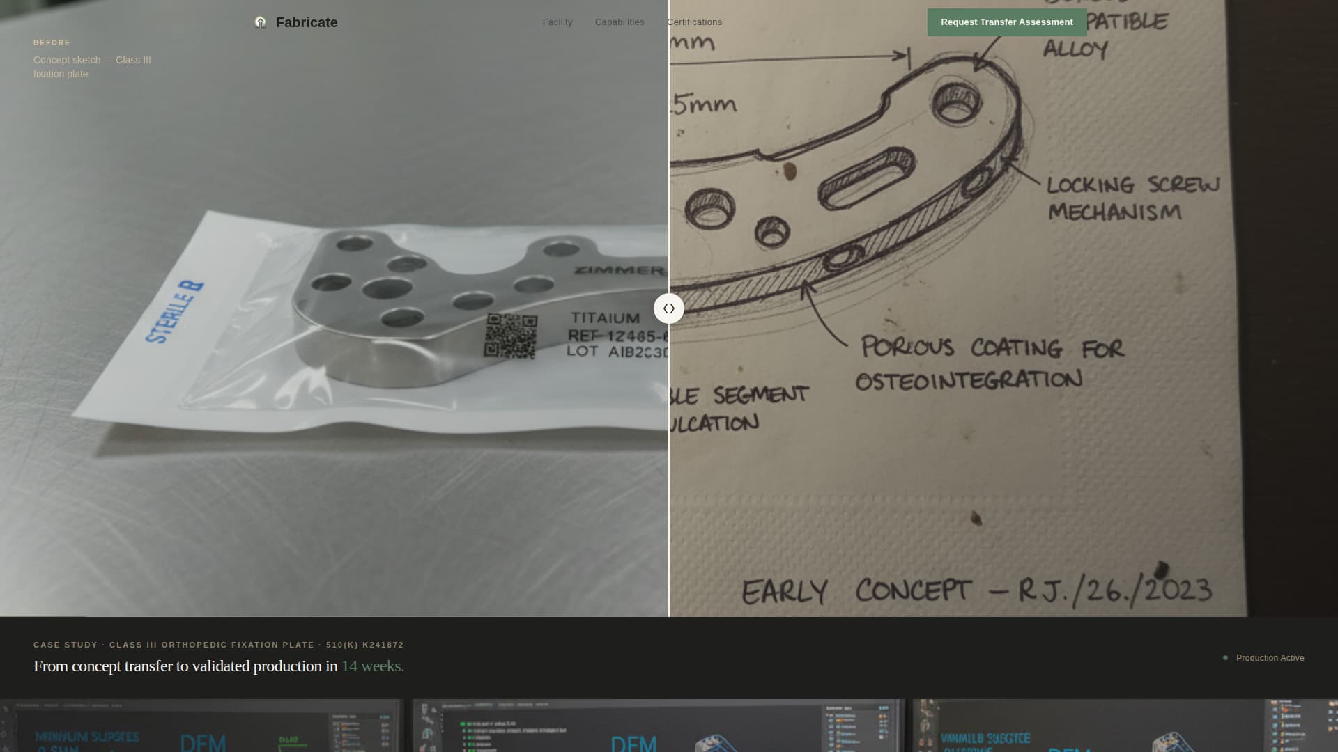 Medical Device Manufacturing Professional Website Template