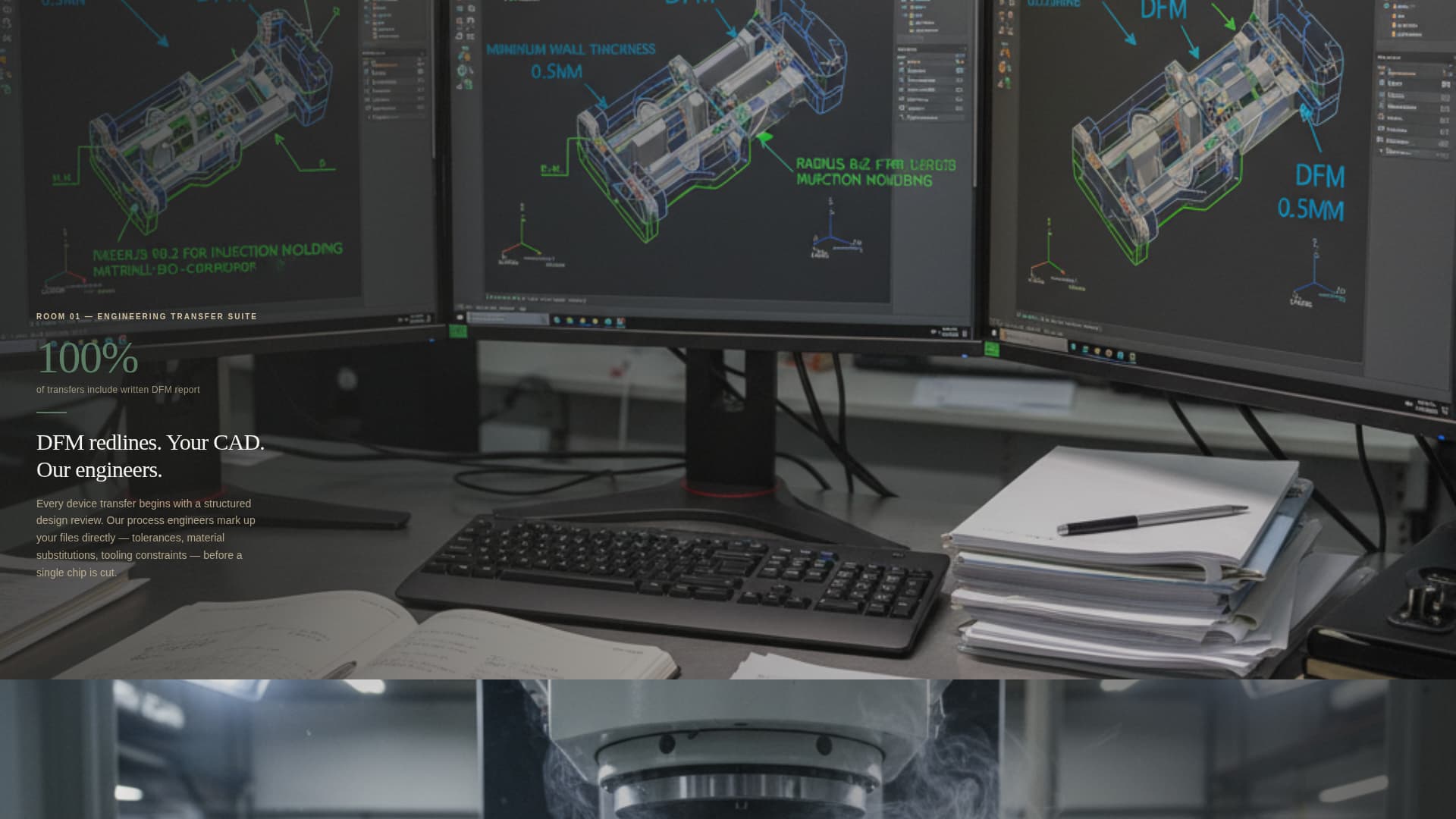 Medical Device Manufacturing Professional Website Template