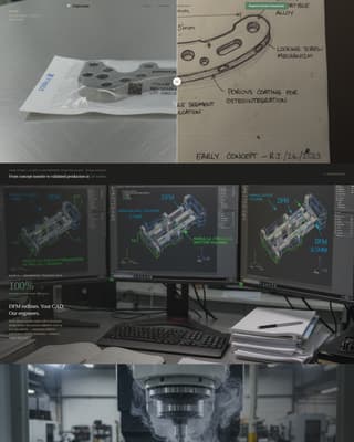 Medical Device Manufacturing Professional Website Template