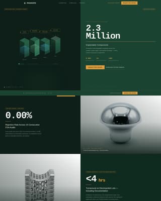 Medical Device Manufacturing Directory Website Template