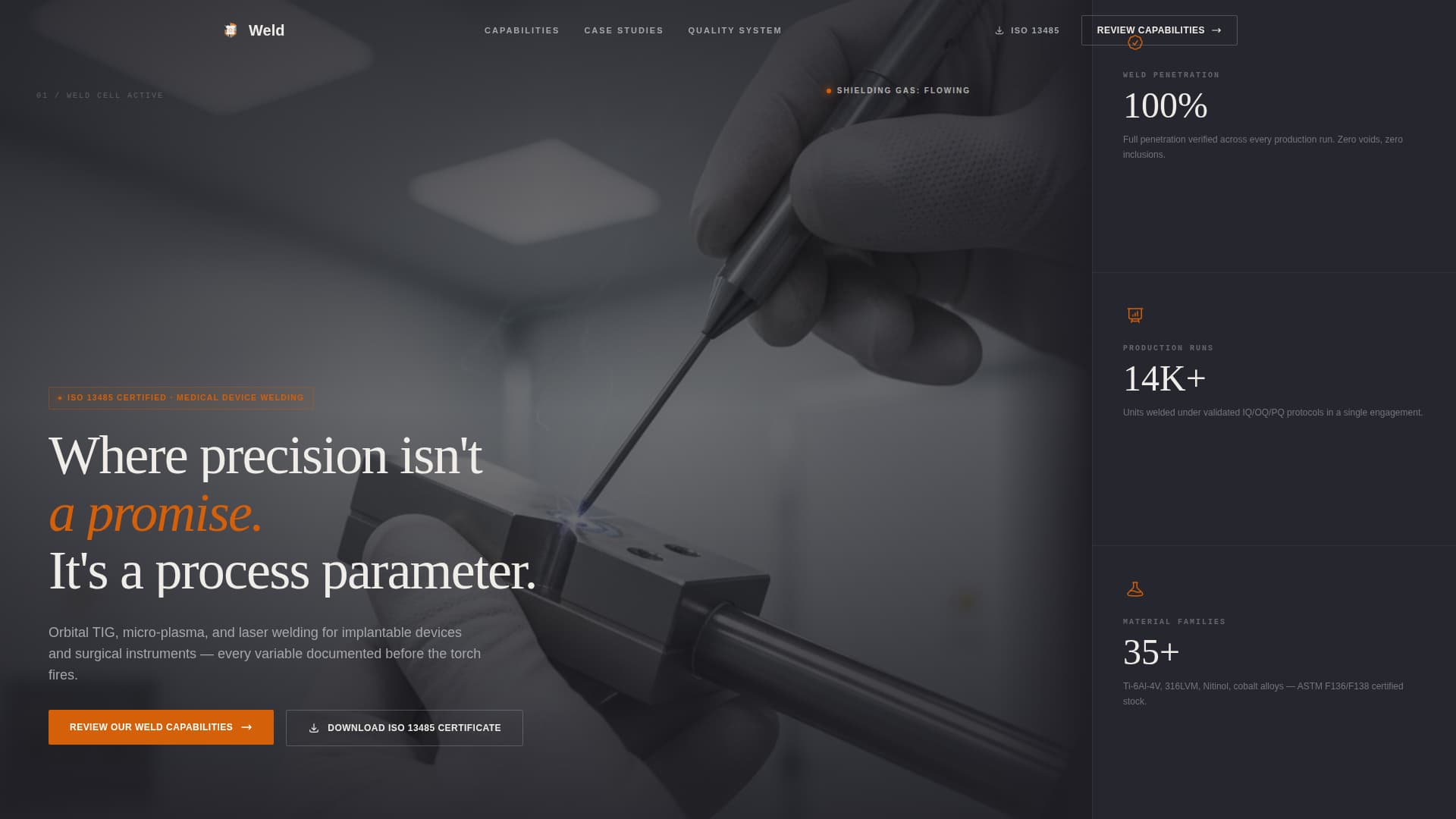 Medical Device Manufacturing Reviews Website Template