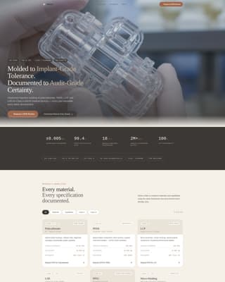 Plastics & Injection Molding Reviews Website Template