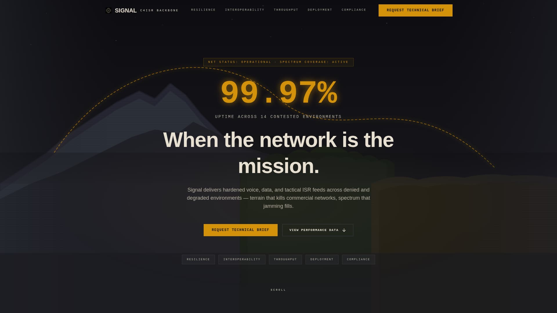 Defense Contractor & Military Expert Professional Website Template