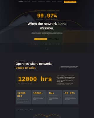 Defense Contractor & Military Expert Professional Website Template