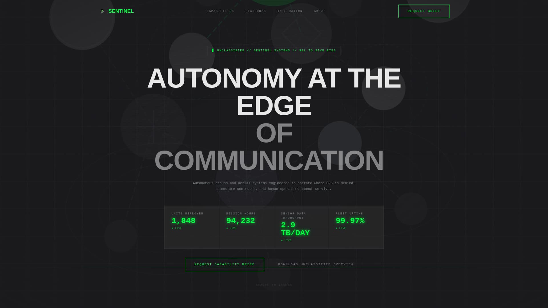 Defense Contractor & Military Specialist Professional Website Template