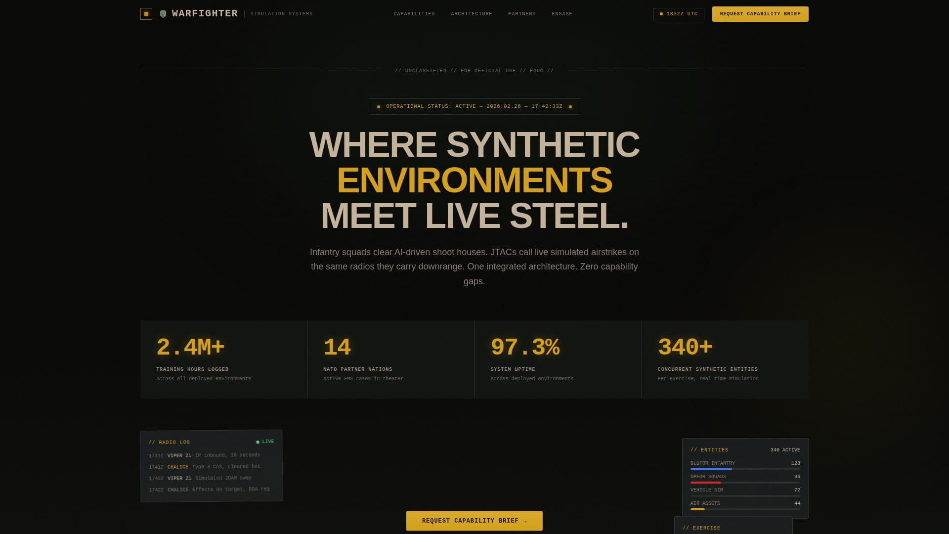 Defense Contractor & Military Advanced Professional Website Template