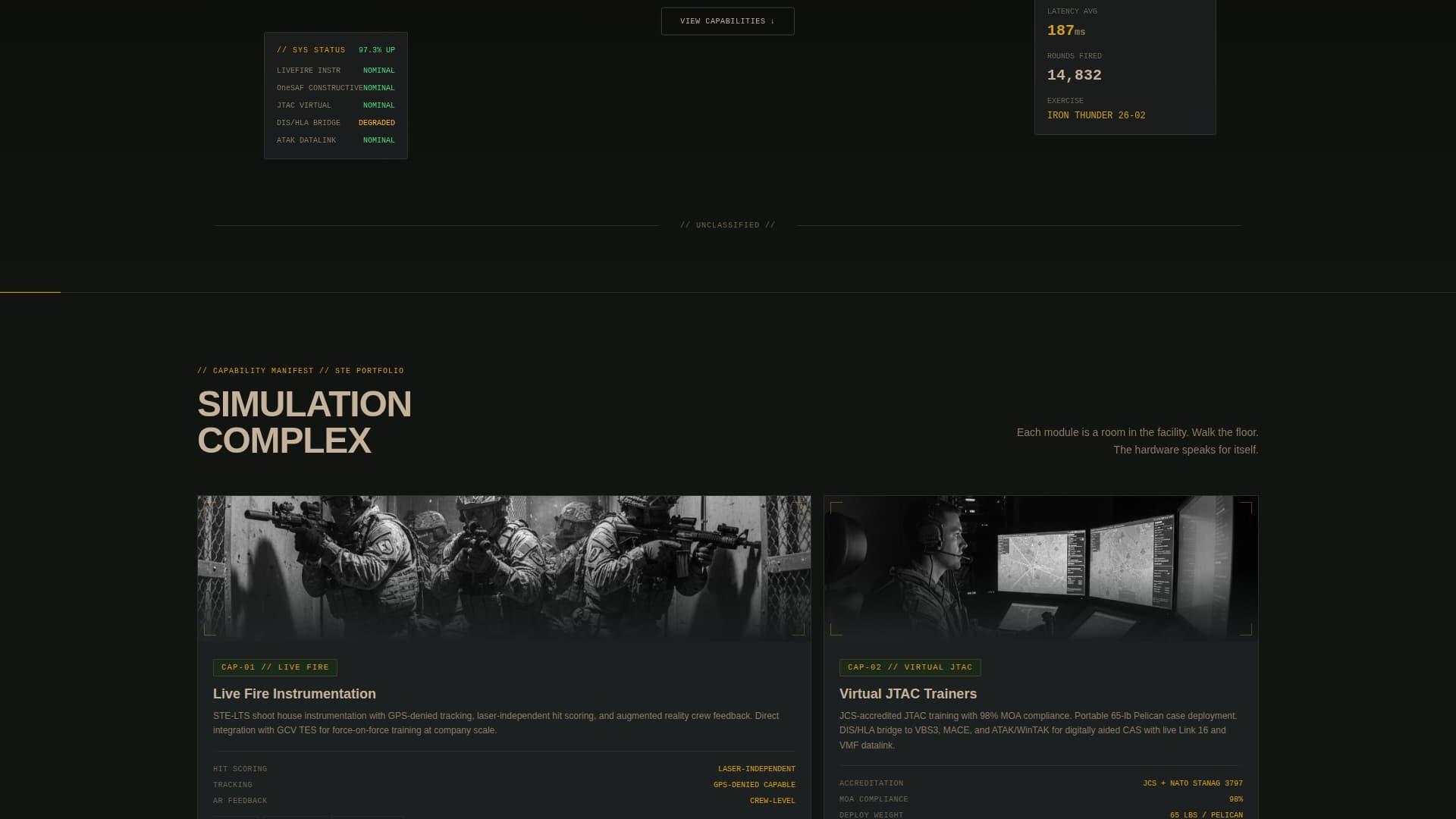 Defense Contractor & Military Advanced Professional Website Template