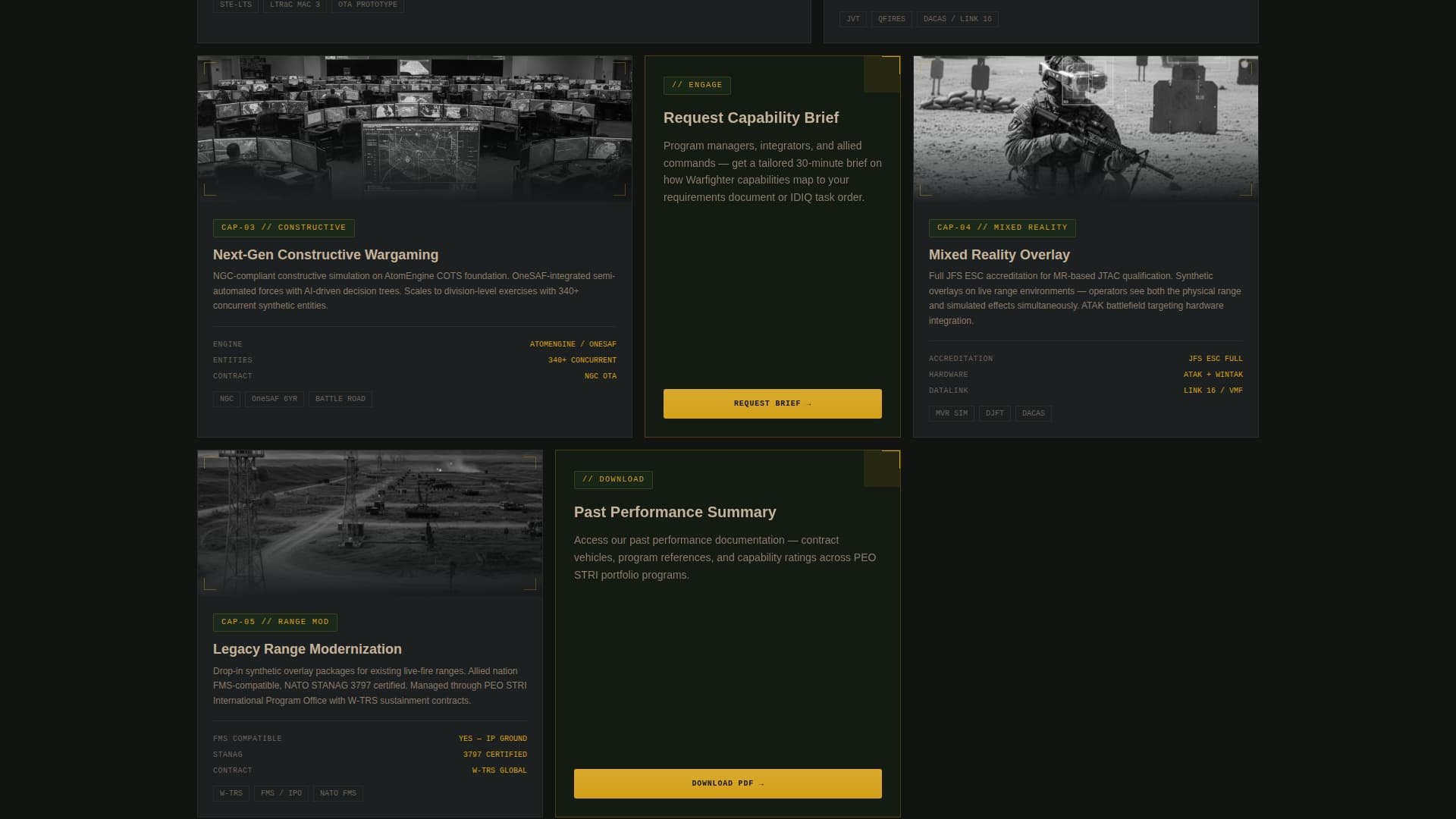 Defense Contractor & Military Advanced Professional Website Template