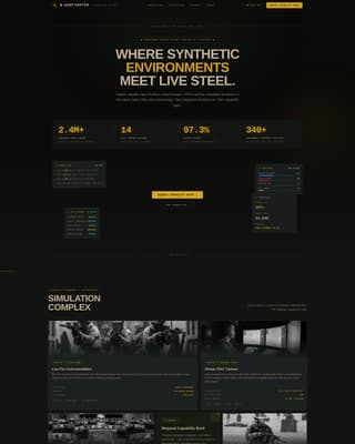 Defense Contractor & Military Advanced Professional Website Template