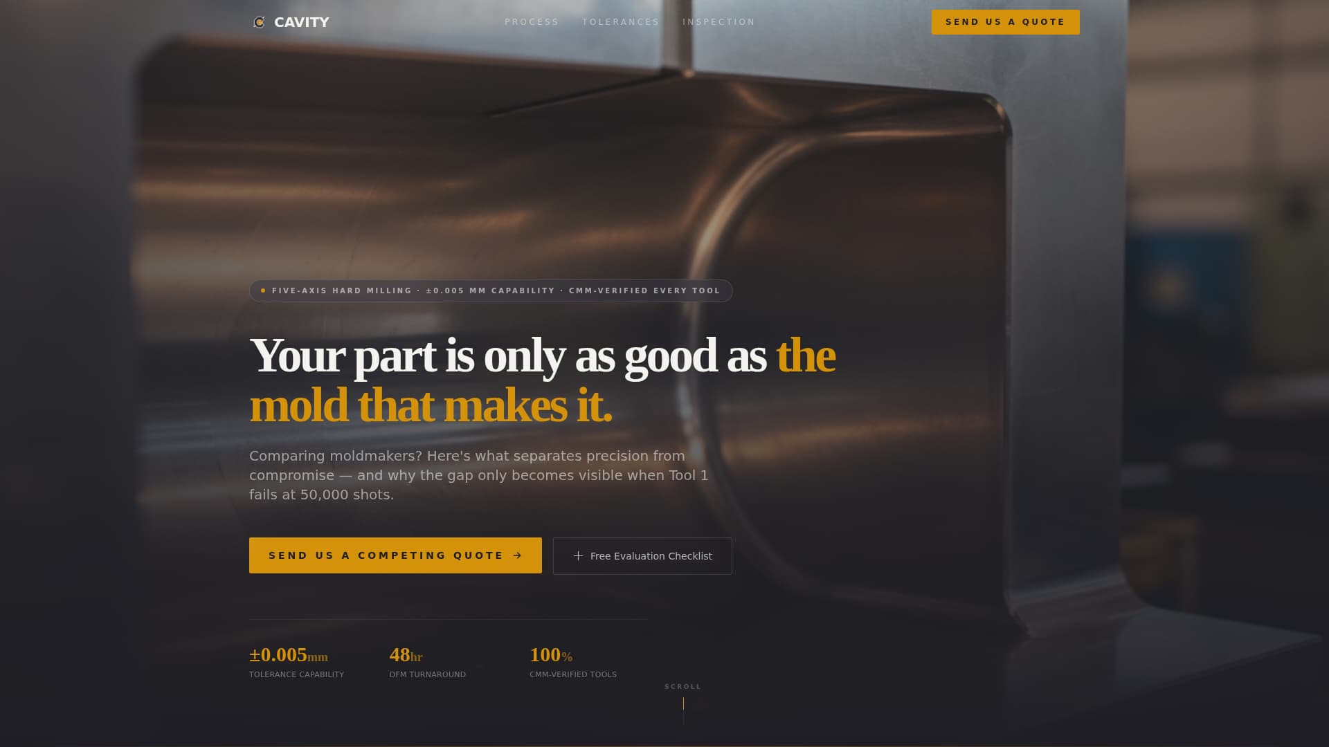 Tool & Die Making Professional Website Template