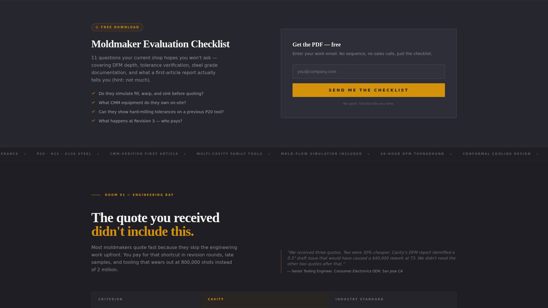 Tool & Die Making Professional Website Template