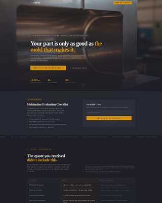Tool & Die Making Professional Website Template