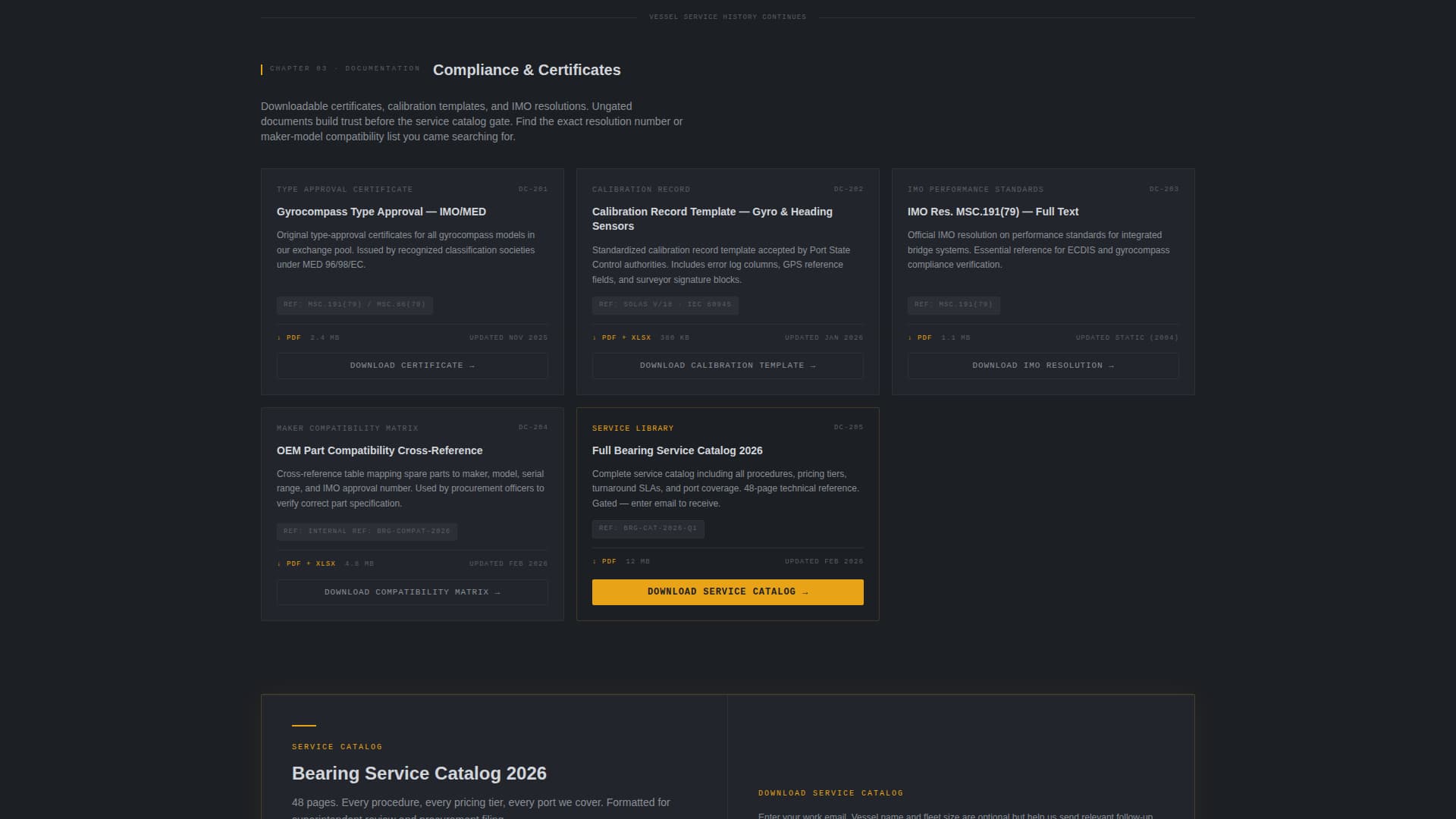 Marine Equipment & Supply Specialist Privacy Policy Website Template