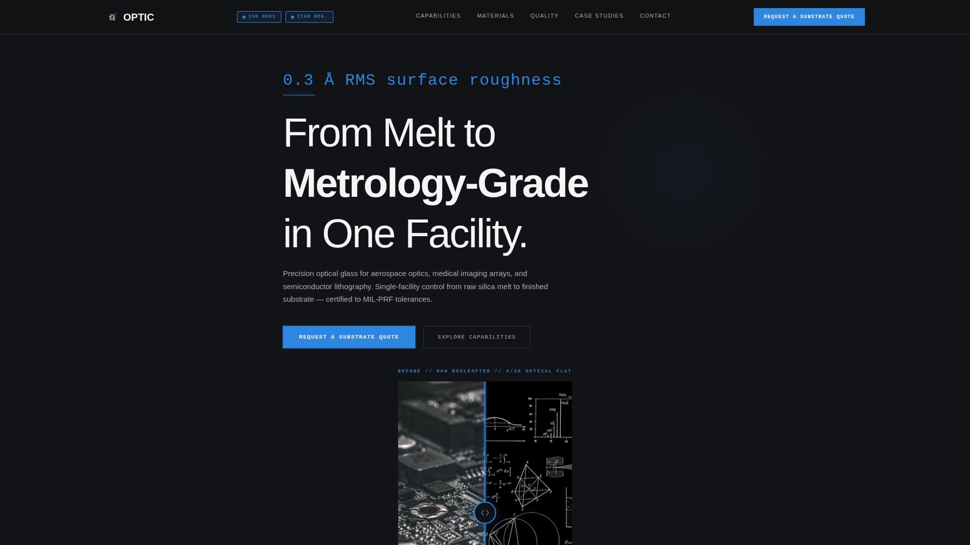 Ceramics & Glass Manufacturing Professional Website Template