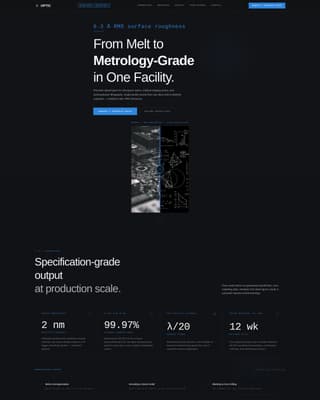 Ceramics & Glass Manufacturing Professional Website Template