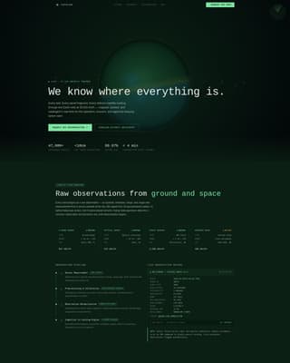 Space & Advanced Aerospace Specialist Professional Website Template