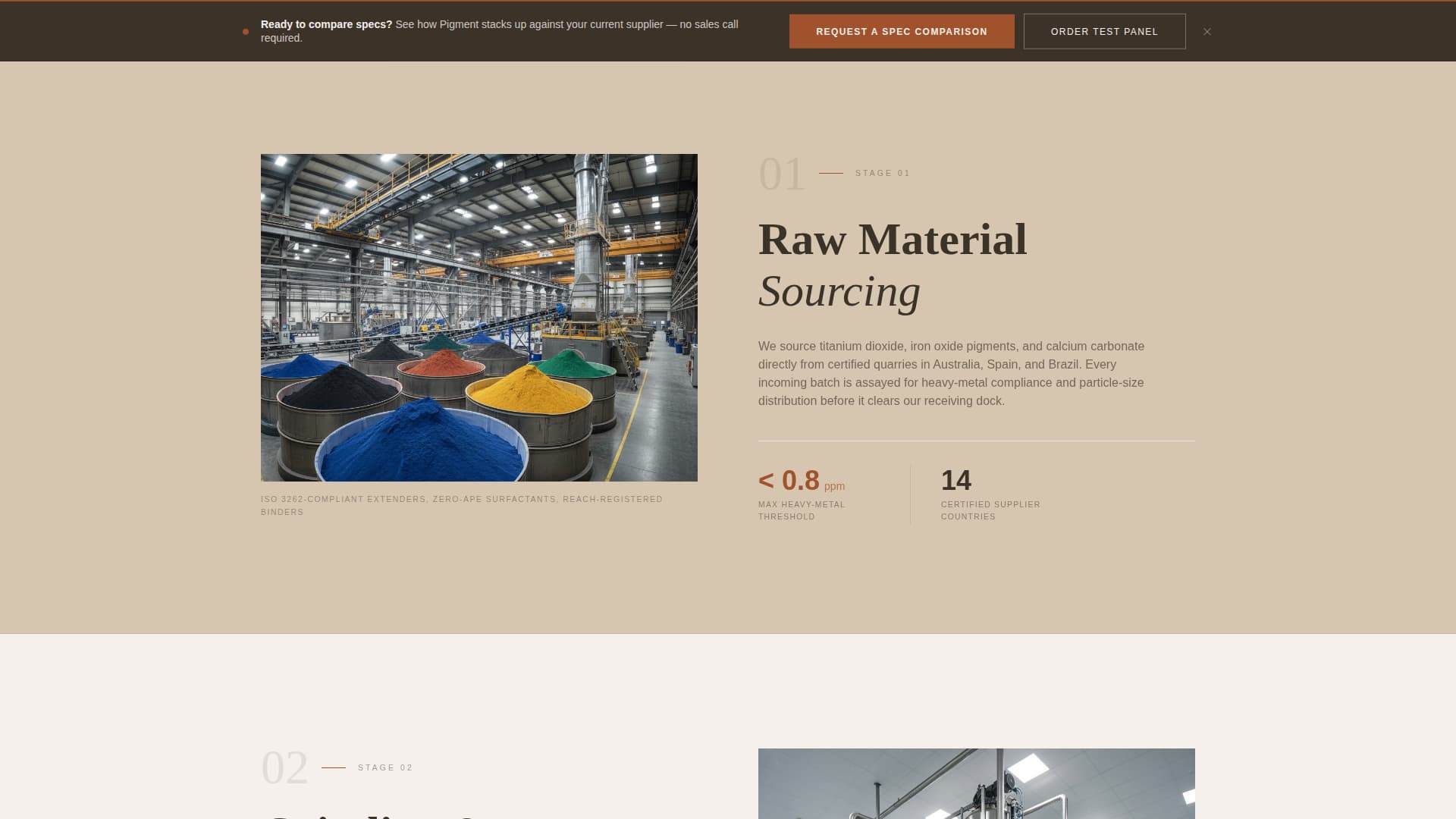 Chemical & Pharmaceutical Manufacturing Portfolio Website Template