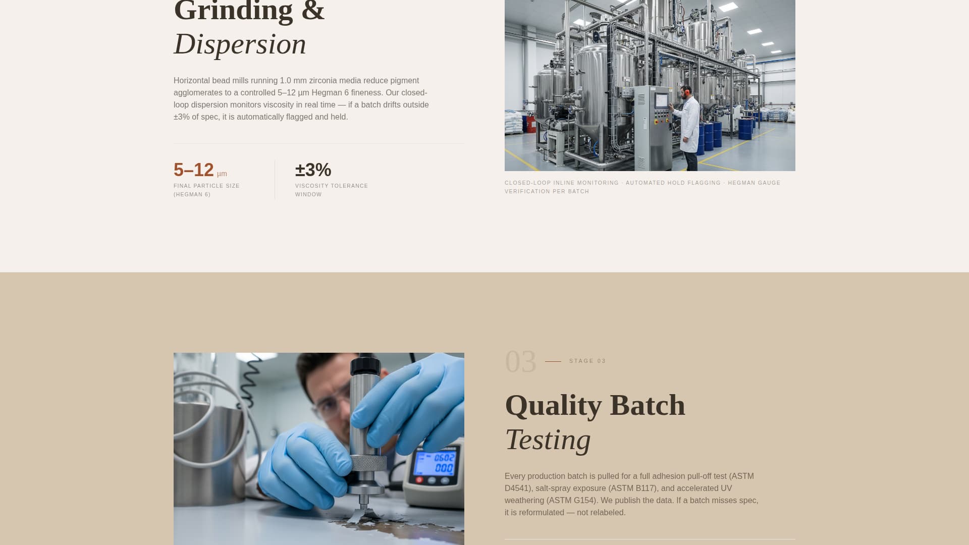 Chemical & Pharmaceutical Manufacturing Portfolio Website Template