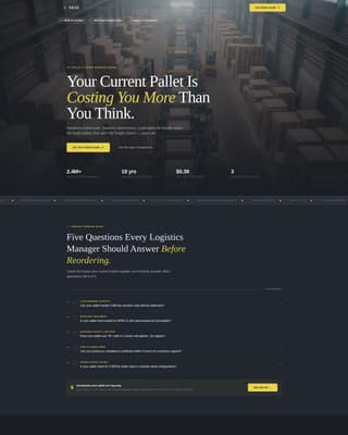 Wood & Furniture Manufacturing Specialist Pricing Website Template
